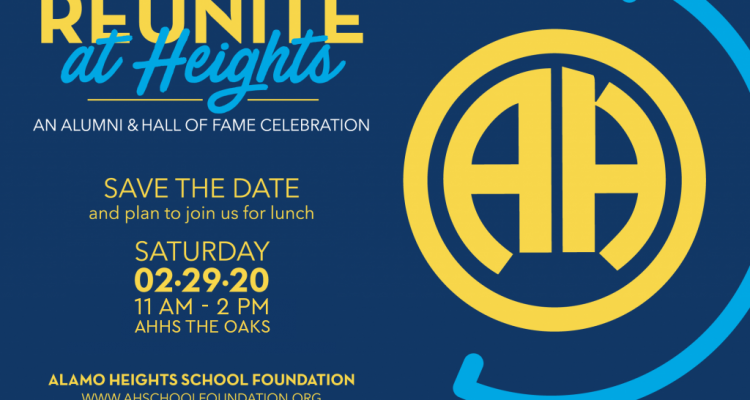 Alumni: Reunite at Heights & Hall of Fame